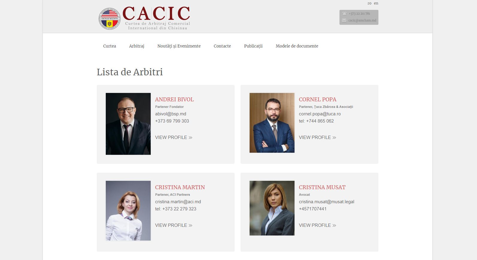 CACIC website Image